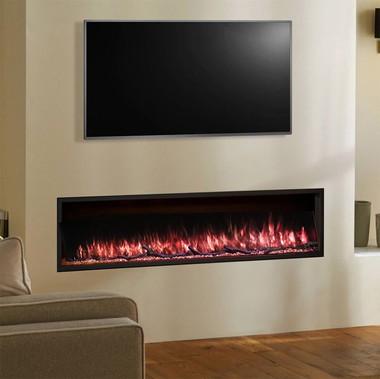 72 hüvelykes háromoldalas elektromos tűzmelegítő