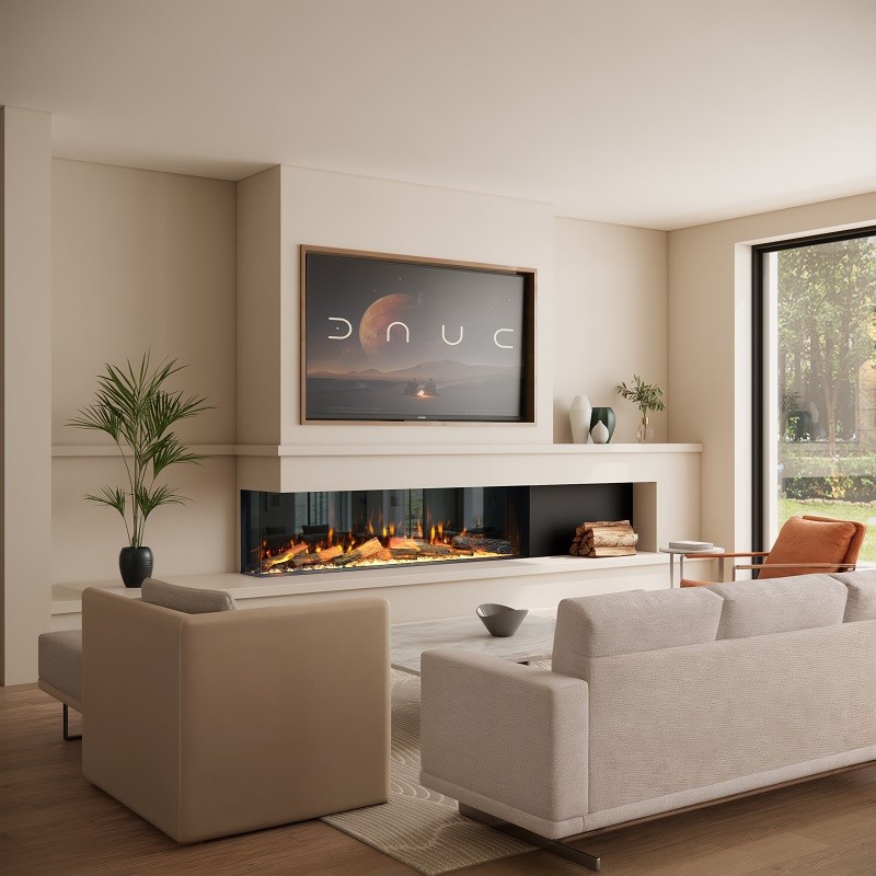 Luxury Series 3 Sided Electric Fireplace best