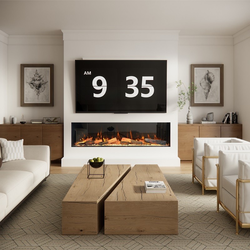 Luxury Series 3 Sided Electric Fireplace price